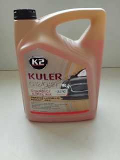 Nemrznoucí chladící kapalina Antifreeze G12 5l - K2 KULER - ČERVENÁ