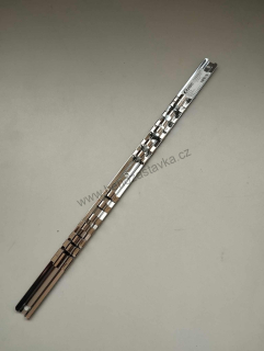 Lišta kovová na hlavice 3/8" - 15 úchytů