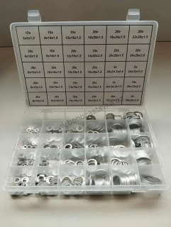 Velká sada kroužků AL - hliník - 520ks - 30 velikostí